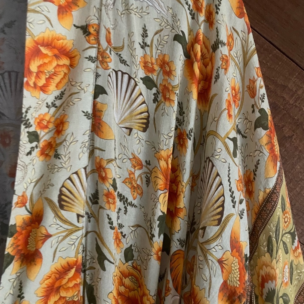 SPELL AND THE GYPSY x Free People Seashell Robe Kimono M/L - Picture 8 of 13
